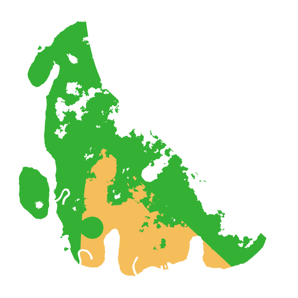 Biome Rust Map: Procedural Map, Size: 3553, Seed: 7177