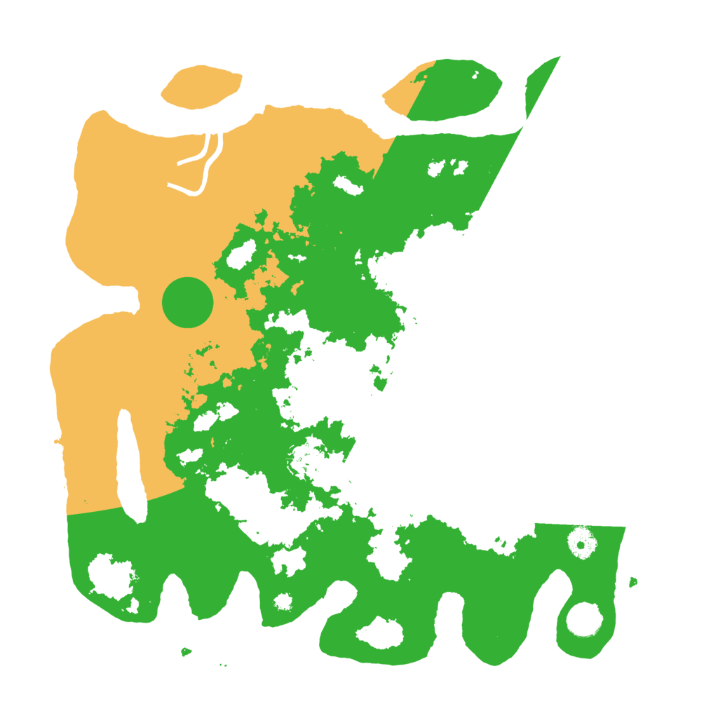 Biome Rust Map: Procedural Map, Size: 3700, Seed: 5555