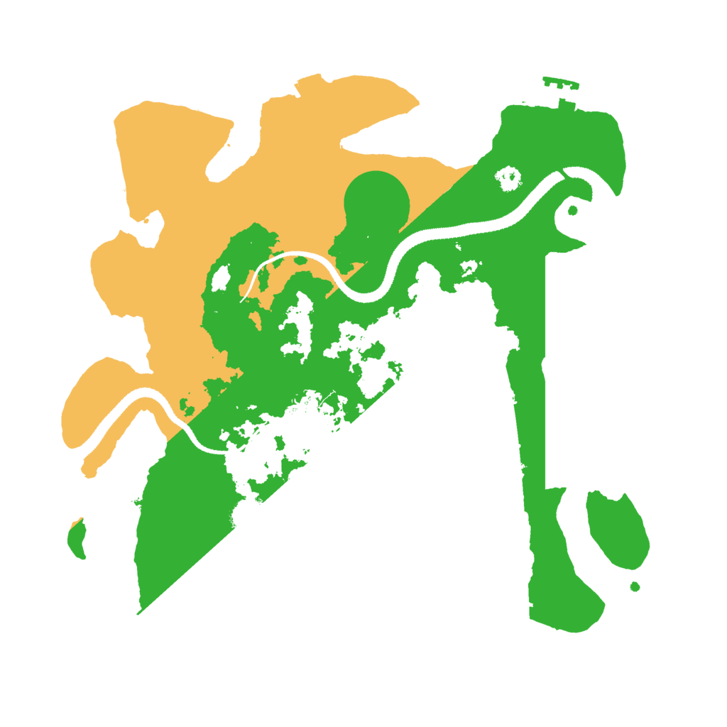 Biome Rust Map: Procedural Map, Size: 3000, Seed: 123124