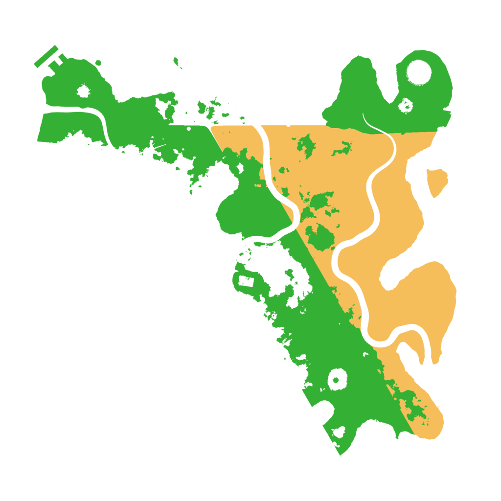 Biome Rust Map: Procedural Map, Size: 3550, Seed: 50598634