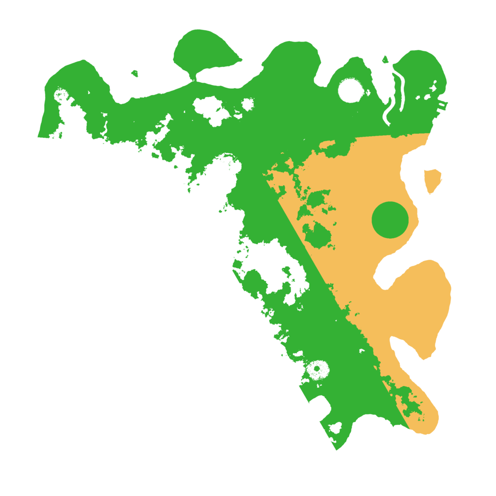Biome Rust Map: Procedural Map, Size: 3550, Seed: 50598634