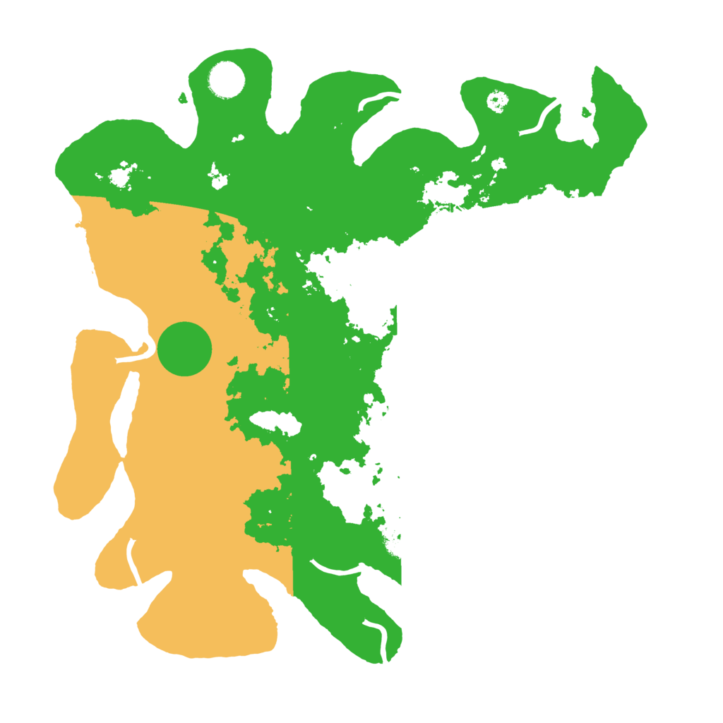 Biome Rust Map: Procedural Map, Size: 3500, Seed: 157768705