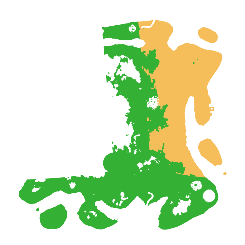 Biome Rust Map: Procedural Map, Size: 3500, Seed: 1898588907