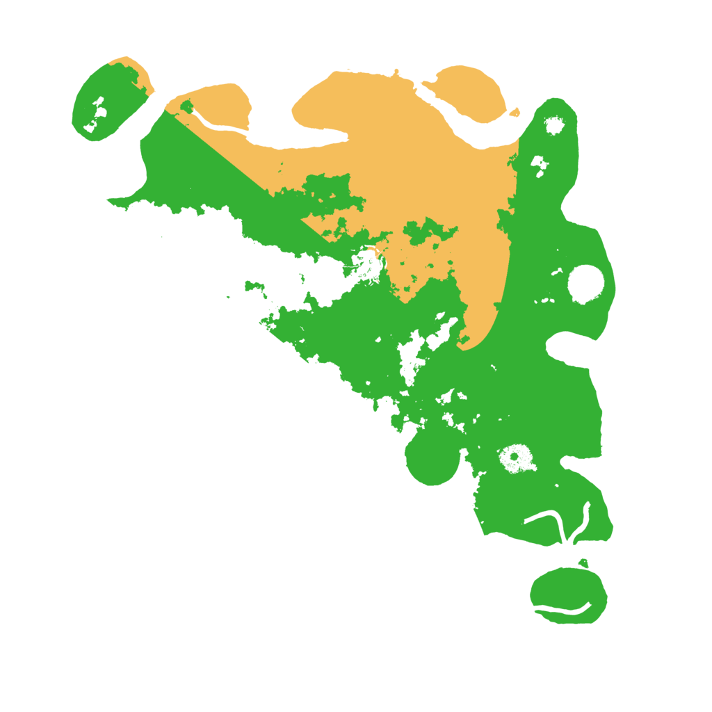 Biome Rust Map: Procedural Map, Size: 3550, Seed: 43407769