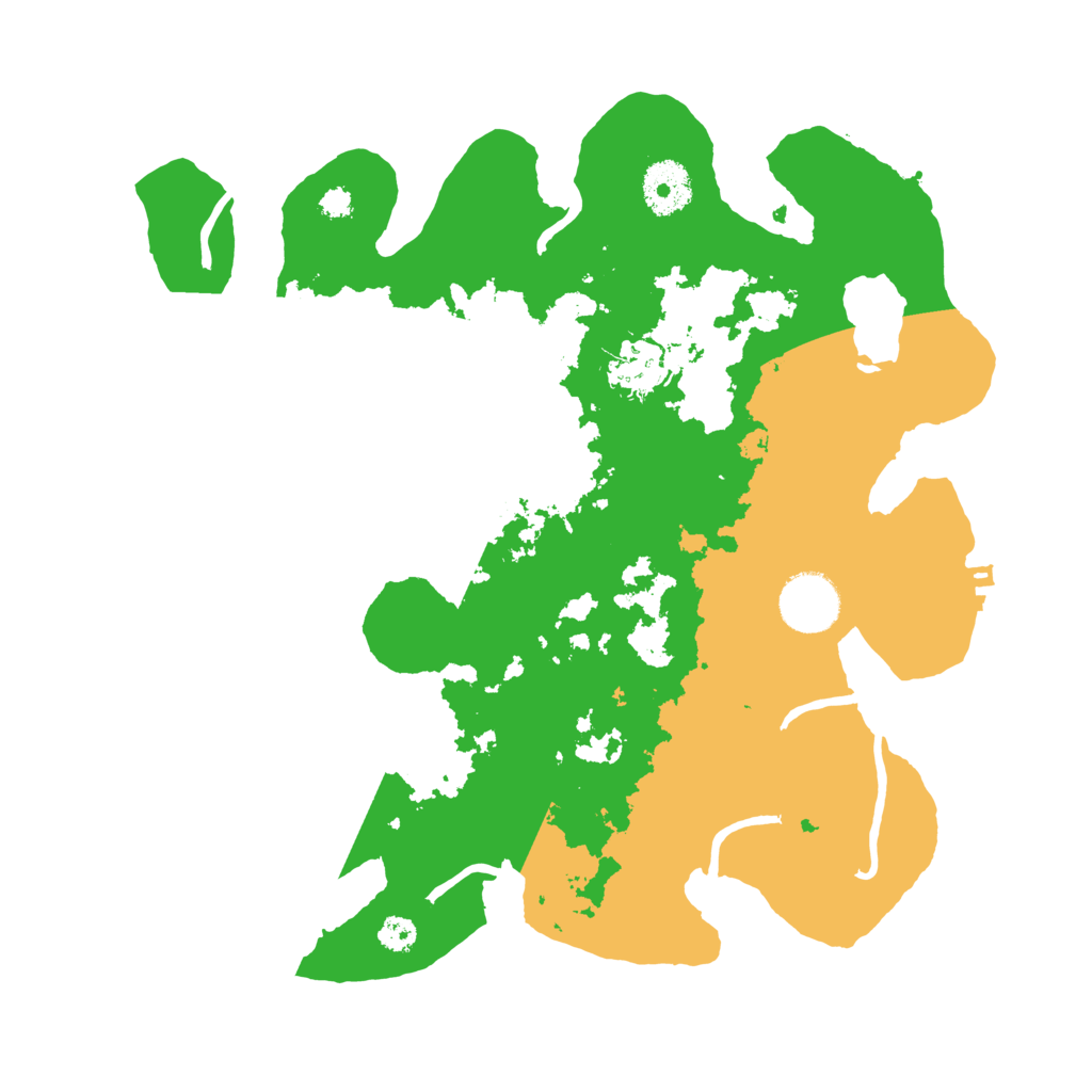 Biome Rust Map: Procedural Map, Size: 3200, Seed: 79864489