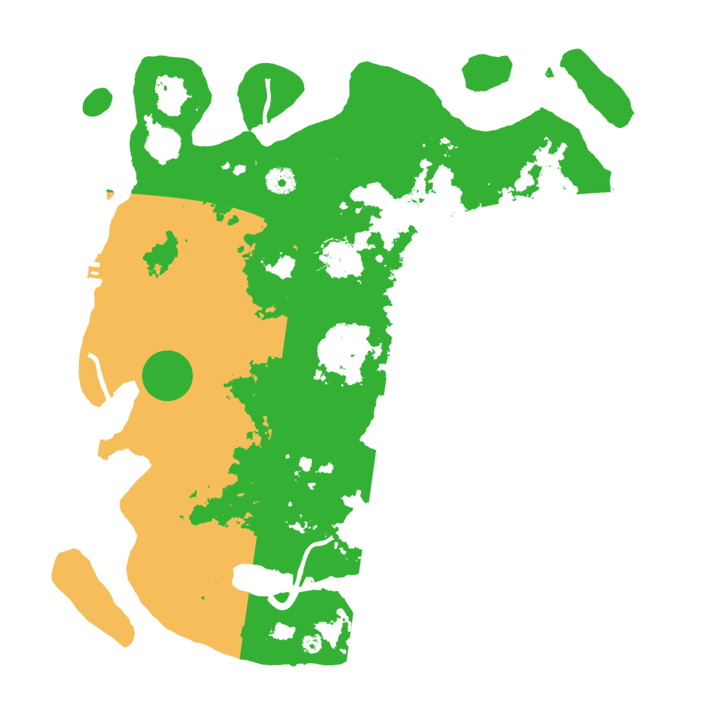 Biome Rust Map: Procedural Map, Size: 3700, Seed: 849811525