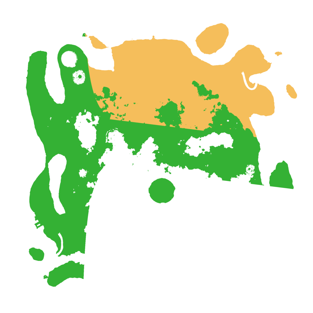 Biome Rust Map: Procedural Map, Size: 3500, Seed: 664012491