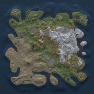 Thumbnail Rust Map: Procedural Map, Size: 3600, Seed: 1312, 18 Monuments