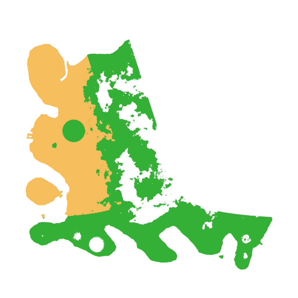 Biome Rust Map: Procedural Map, Size: 3500, Seed: 4747293