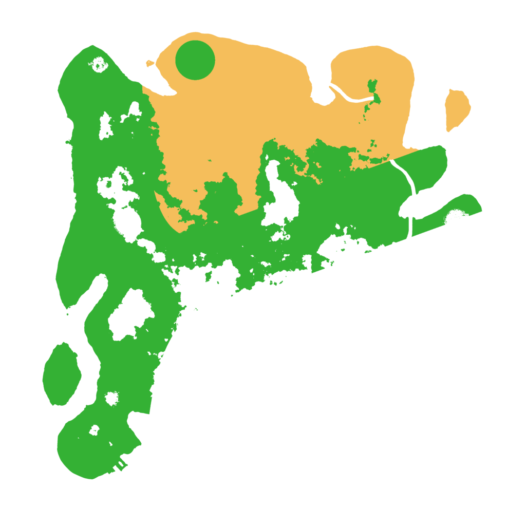 Biome Rust Map: Procedural Map, Size: 3500, Seed: 28691922