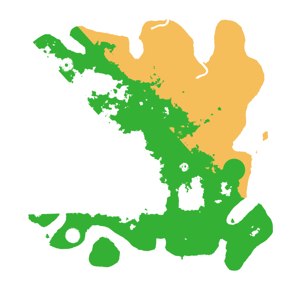 Biome Rust Map: Procedural Map, Size: 3500, Seed: 23840841