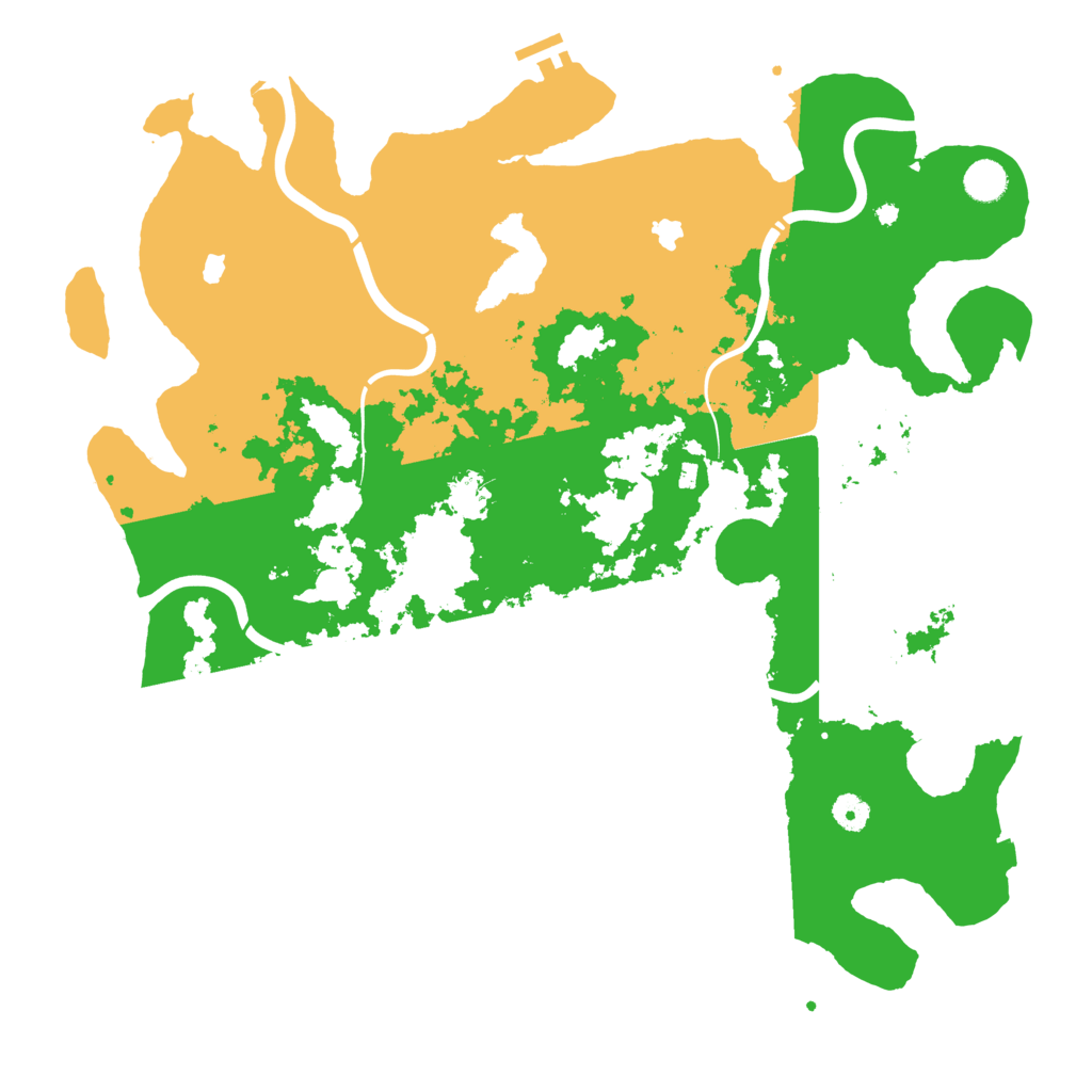 Biome Rust Map: Procedural Map, Size: 4500, Seed: 5345
