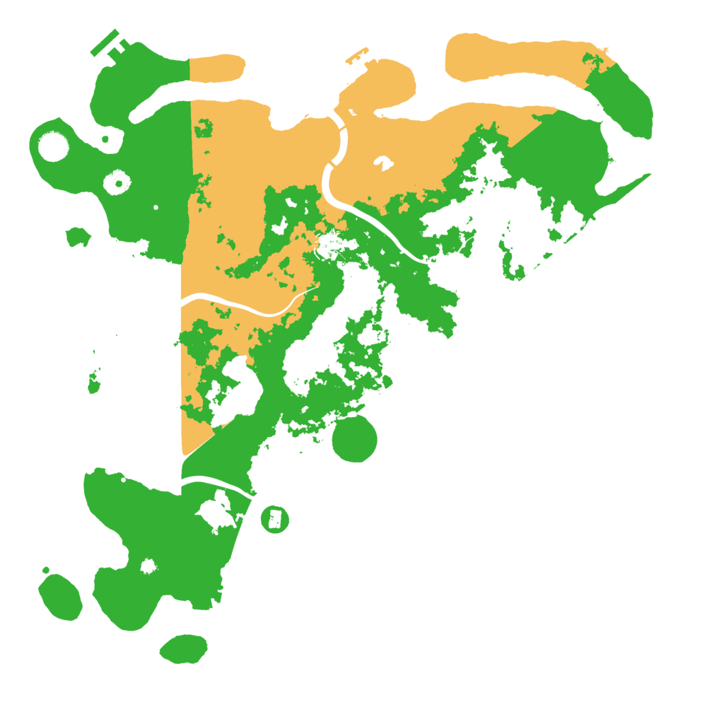 Biome Rust Map: Procedural Map, Size: 4250, Seed: 246547712