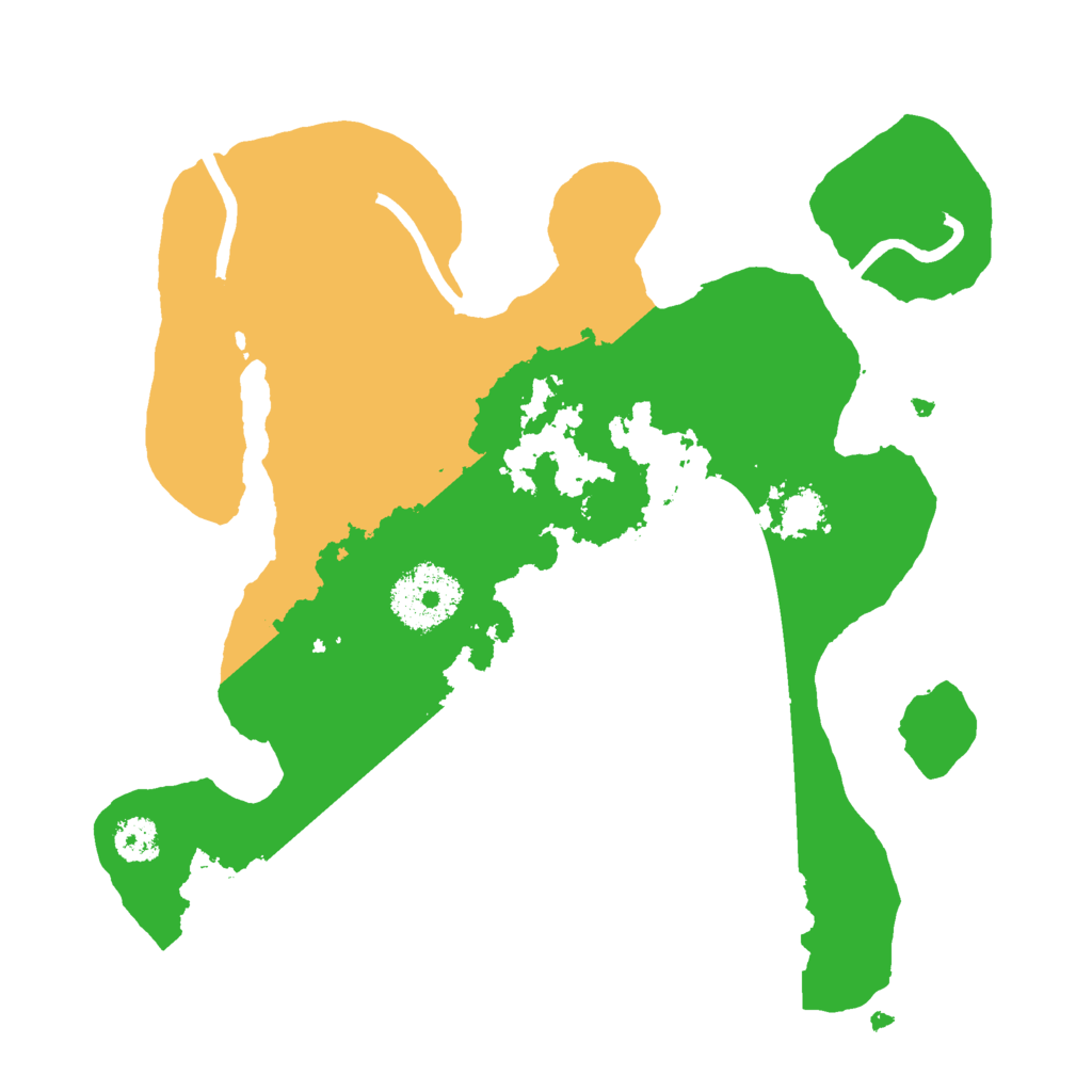 Biome Rust Map: Procedural Map, Size: 2500, Seed: 1082033791