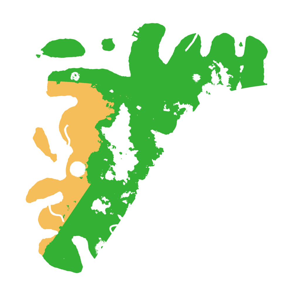 Biome Rust Map: Procedural Map, Size: 3500, Seed: 39692633
