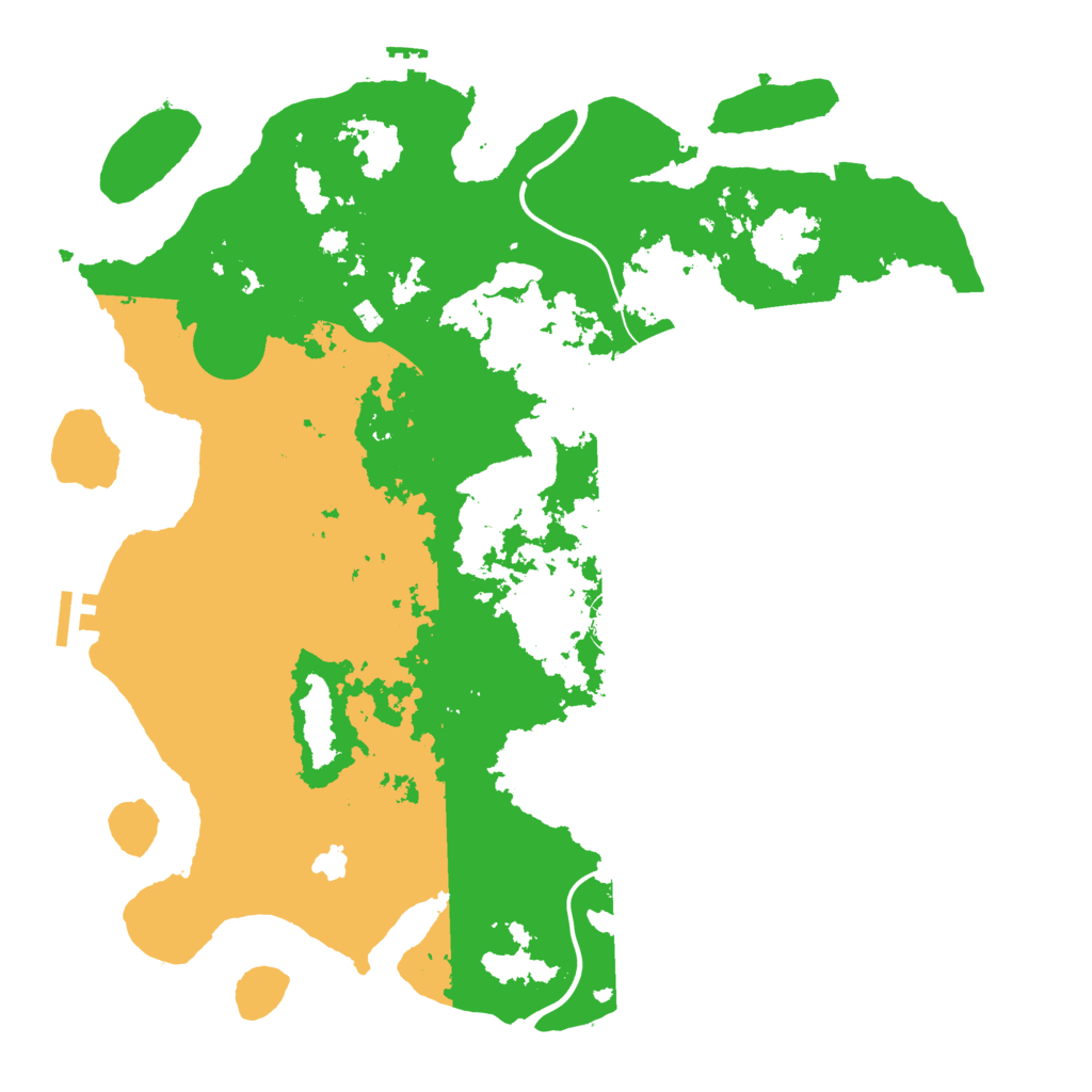 Biome Rust Map: Procedural Map, Size: 4000, Seed: 84512