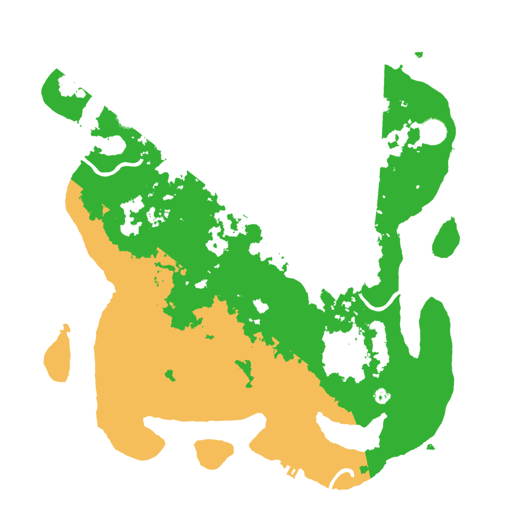 Biome Rust Map: Procedural Map, Size: 3500, Seed: 20221118