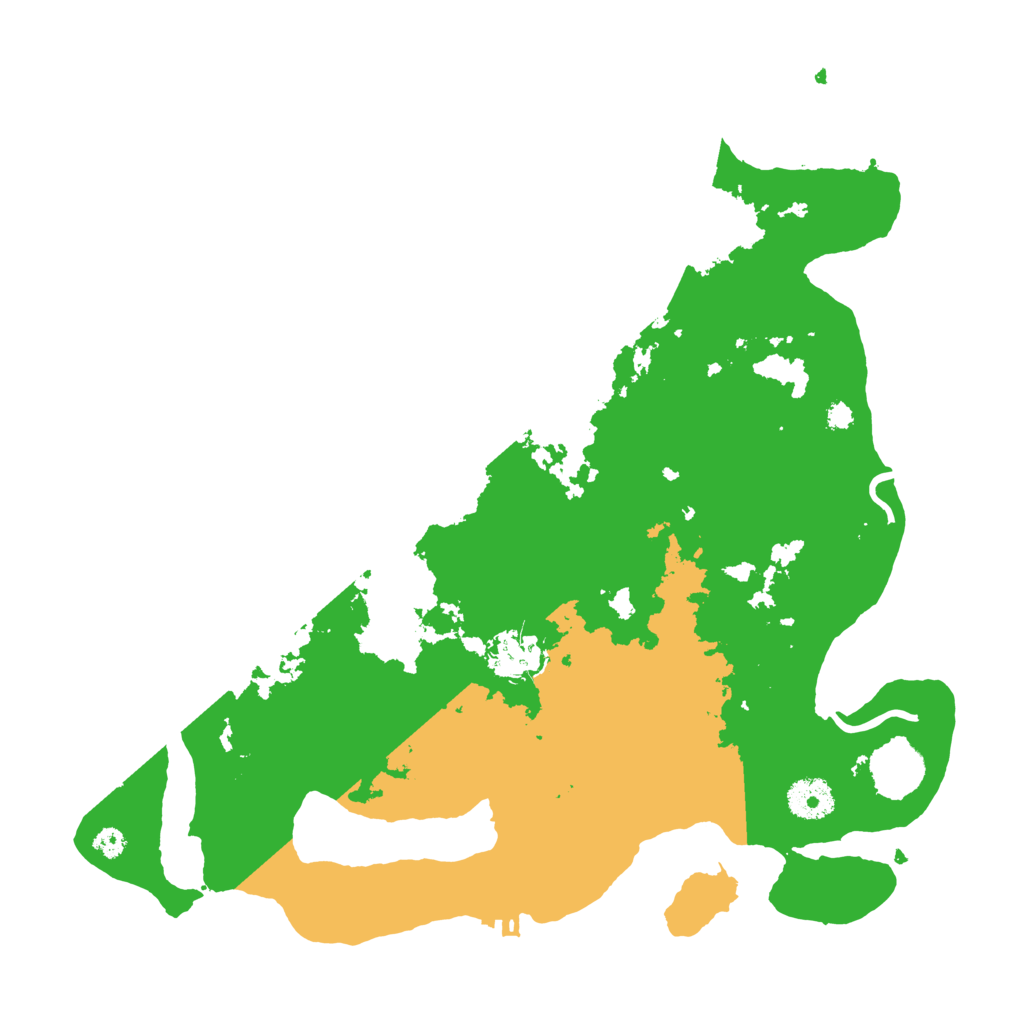 Biome Rust Map: Procedural Map, Size: 3500, Seed: 788339288