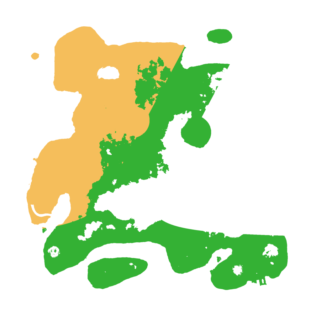 Biome Rust Map: Procedural Map, Size: 3000, Seed: 38408751