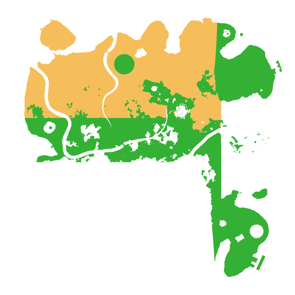 Biome Rust Map: Procedural Map, Size: 3850, Seed: 75974395