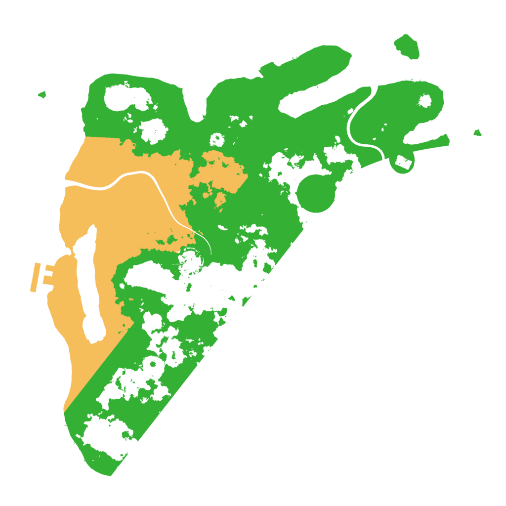 Biome Rust Map: Procedural Map, Size: 3500, Seed: 744493433