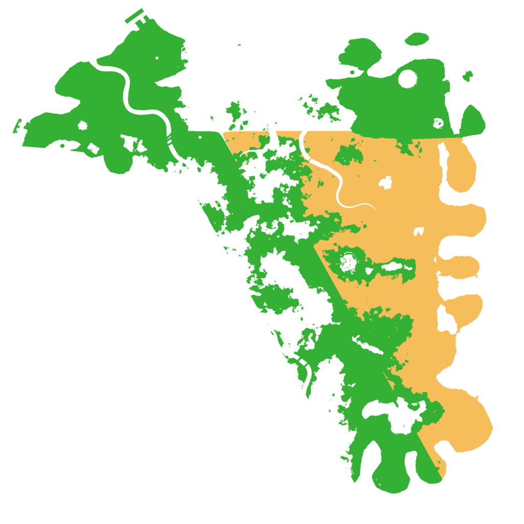 Biome Rust Map: Procedural Map, Size: 5000, Seed: 1623334810