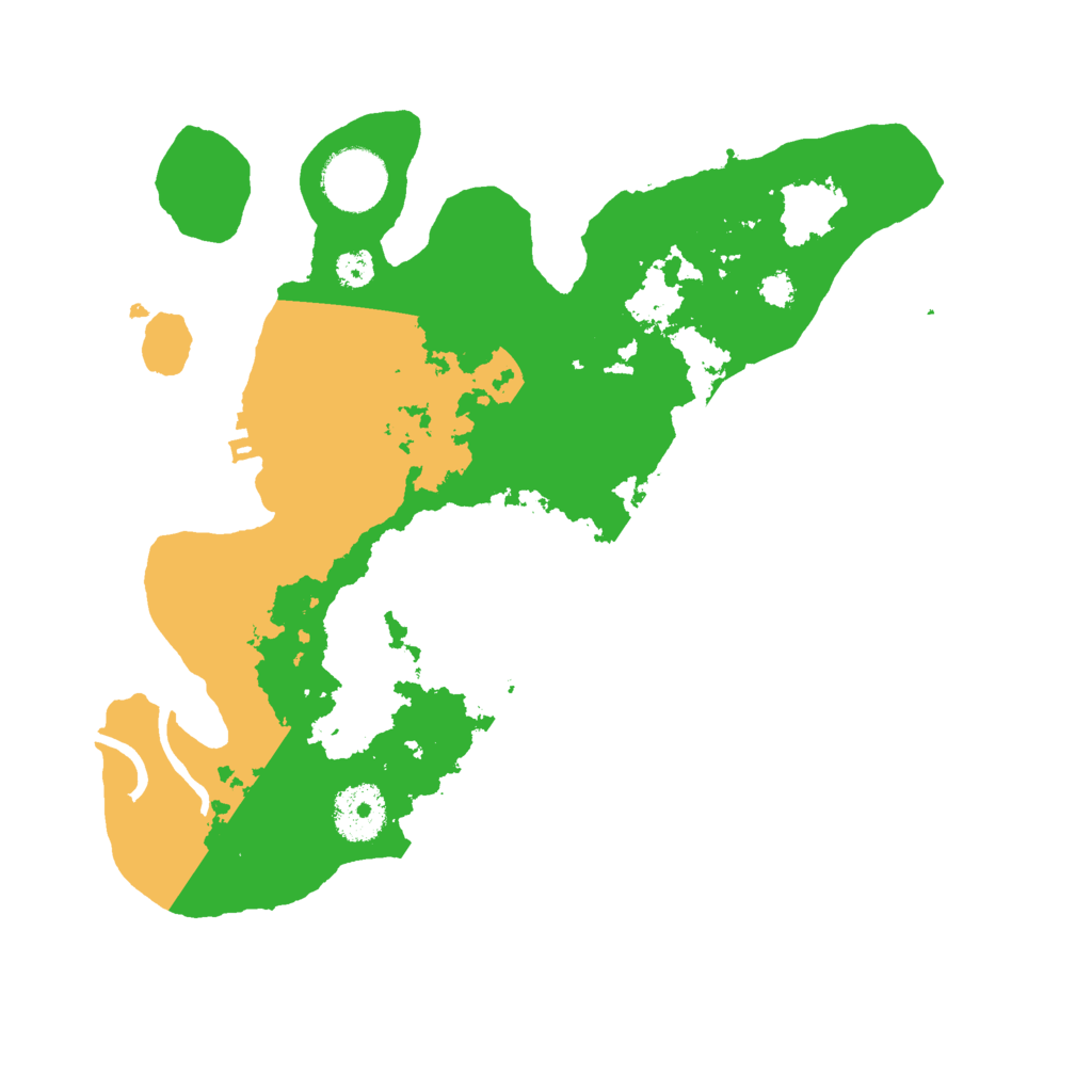 Biome Rust Map: Procedural Map, Size: 3000, Seed: 990330633