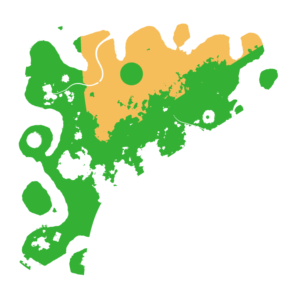 Biome Rust Map: Procedural Map, Size: 3500, Seed: 6635