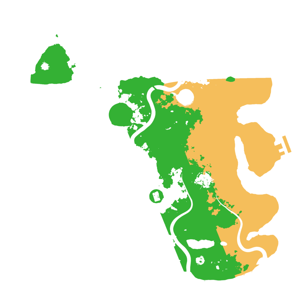 Biome Rust Map: Procedural Map, Size: 3500, Seed: 1171632797