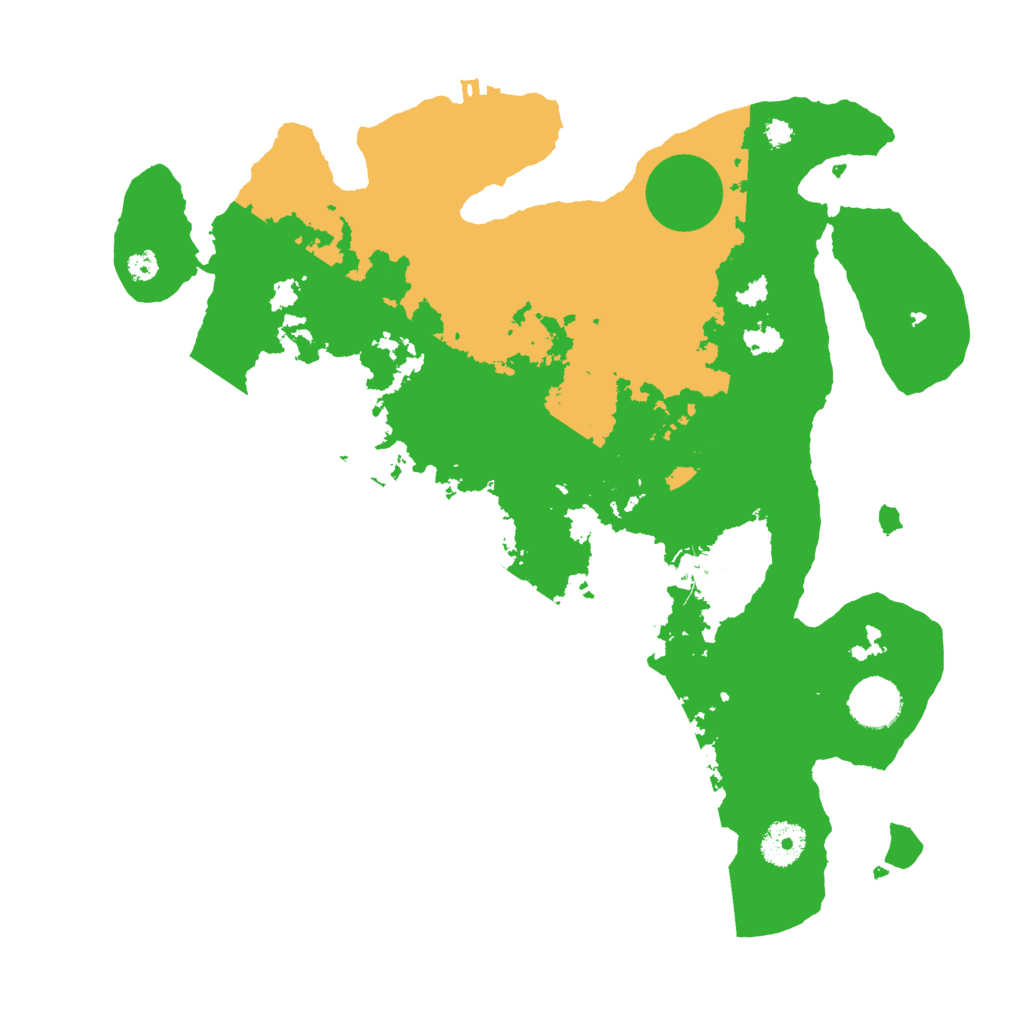 Biome Rust Map: Procedural Map, Size: 3500, Seed: 11922960