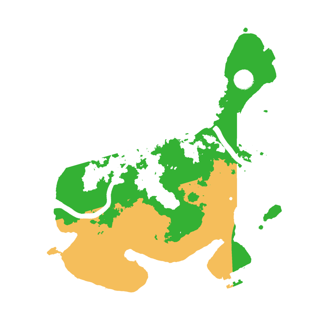 Biome Rust Map: Procedural Map, Size: 2873, Seed: 2985