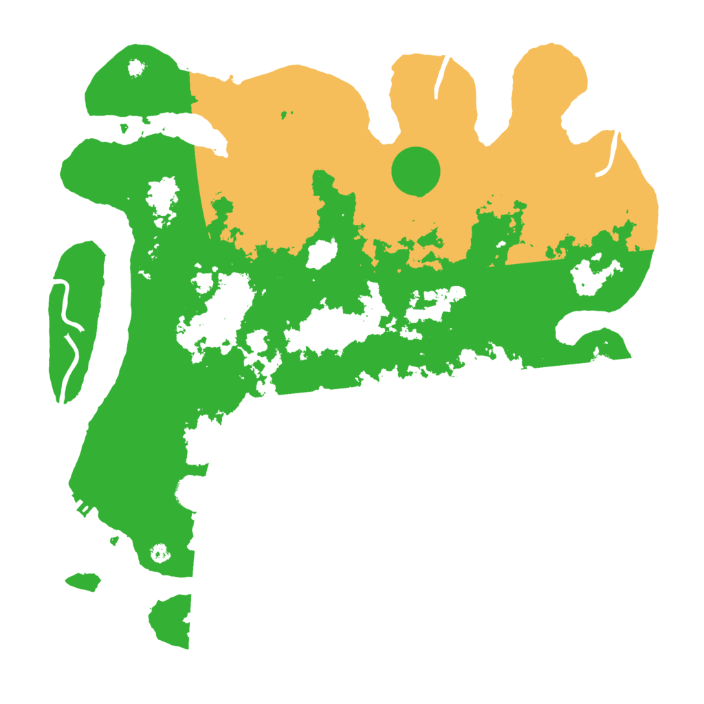 Biome Rust Map: Procedural Map, Size: 3800, Seed: 2049312932