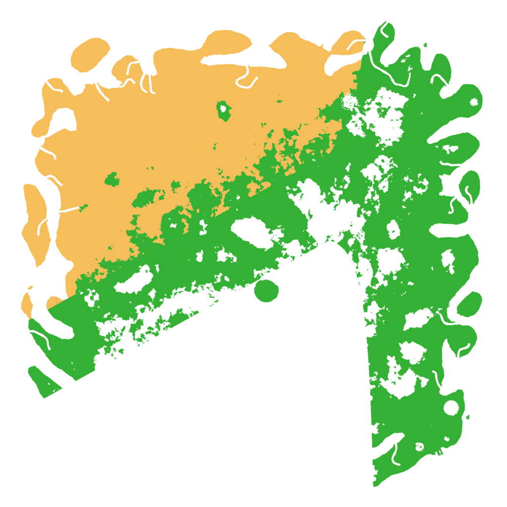 Biome Rust Map: Procedural Map, Size: 6000, Seed: 33140739