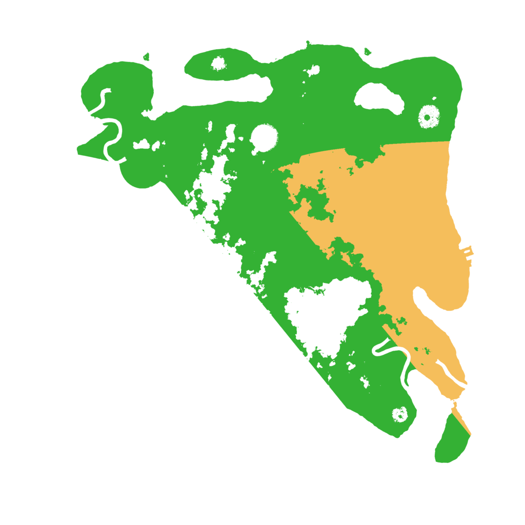 Biome Rust Map: Procedural Map, Size: 3500, Seed: 1805862177