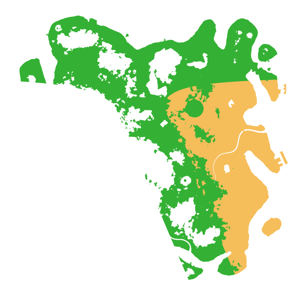 Biome Rust Map: Procedural Map, Size: 4500, Seed: 2578377