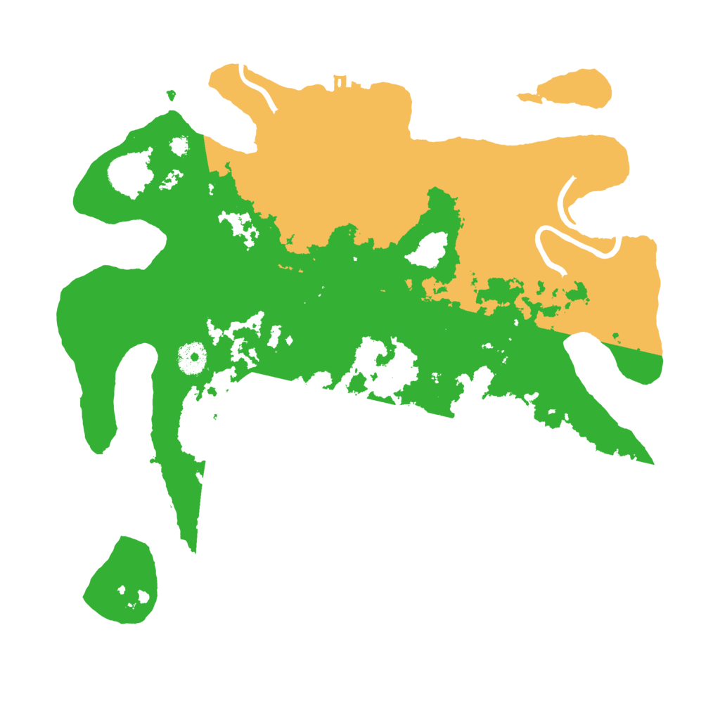 Biome Rust Map: Procedural Map, Size: 3500, Seed: 1857474225