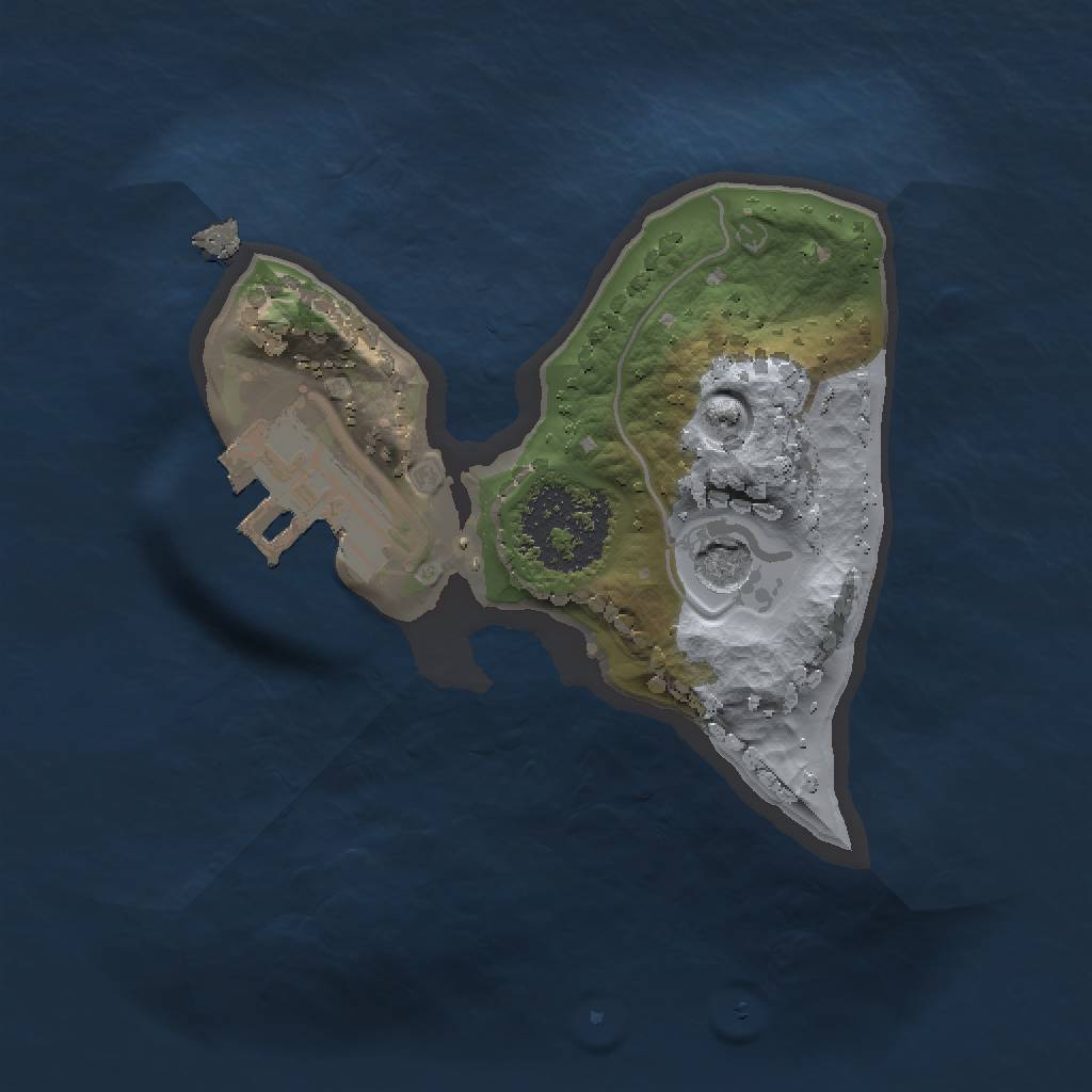 Rust Map: Procedural Map, Size: 1250, Seed: 11756, 6 Monuments