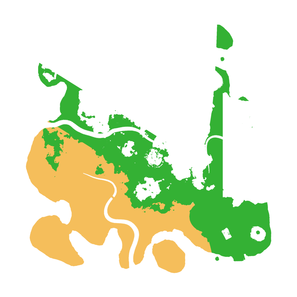 Biome Rust Map: Procedural Map, Size: 3000, Seed: 3478