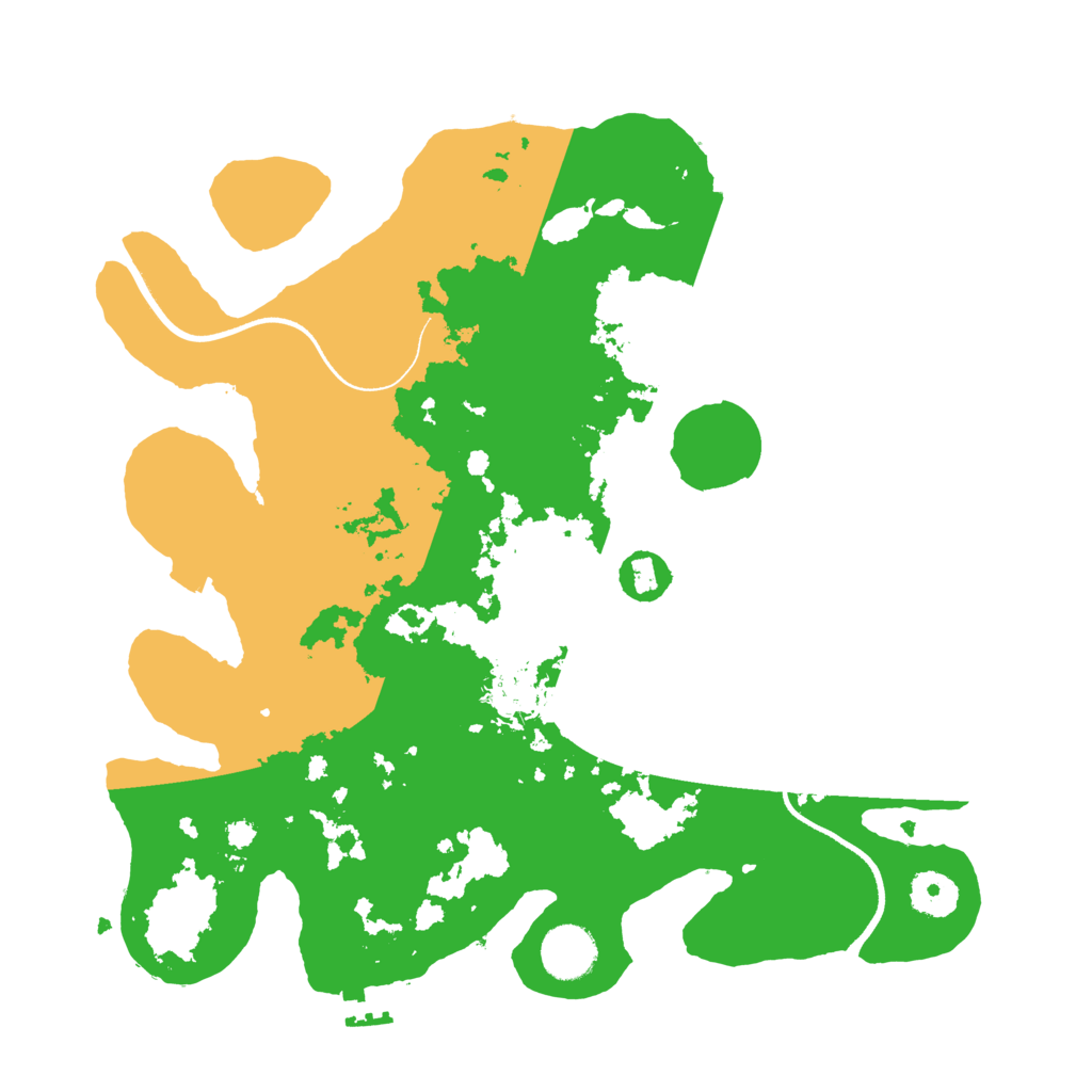 Biome Rust Map: Procedural Map, Size: 3500, Seed: 23812