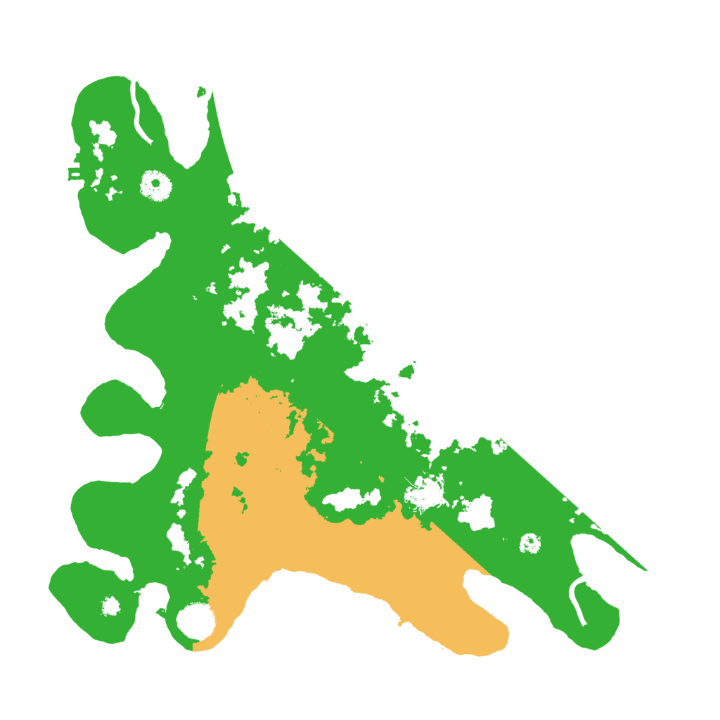 Biome Rust Map: Procedural Map, Size: 3500, Seed: 959120042