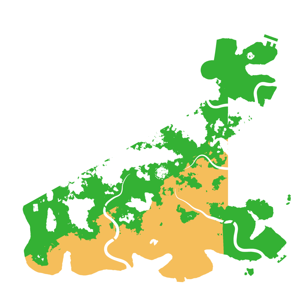 Biome Rust Map: Procedural Map, Size: 4300, Seed: 955212002
