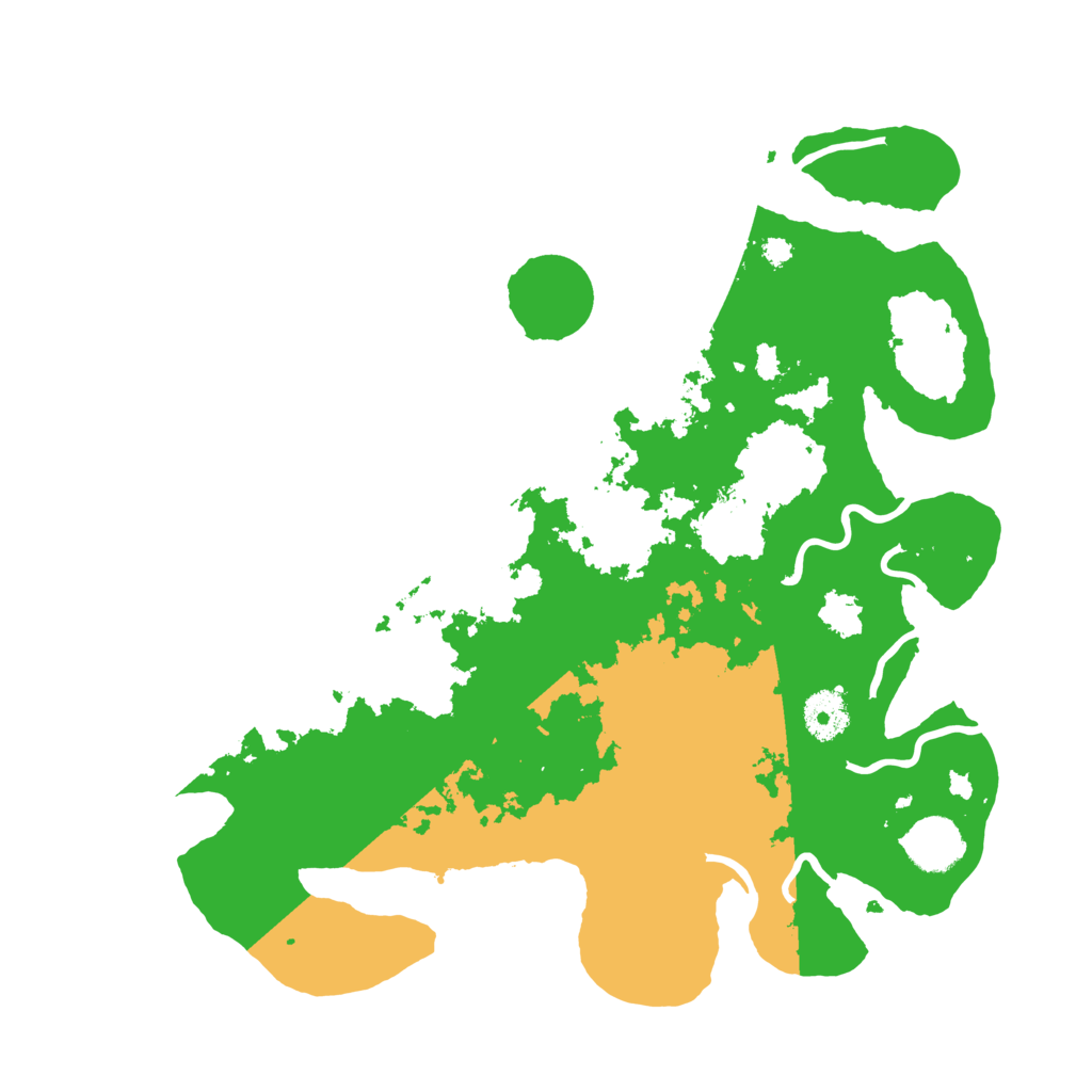 Biome Rust Map: Procedural Map, Size: 3500, Seed: 657487107