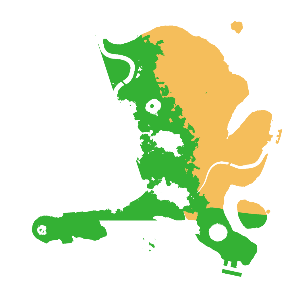Biome Rust Map: Procedural Map, Size: 3000, Seed: 146673479