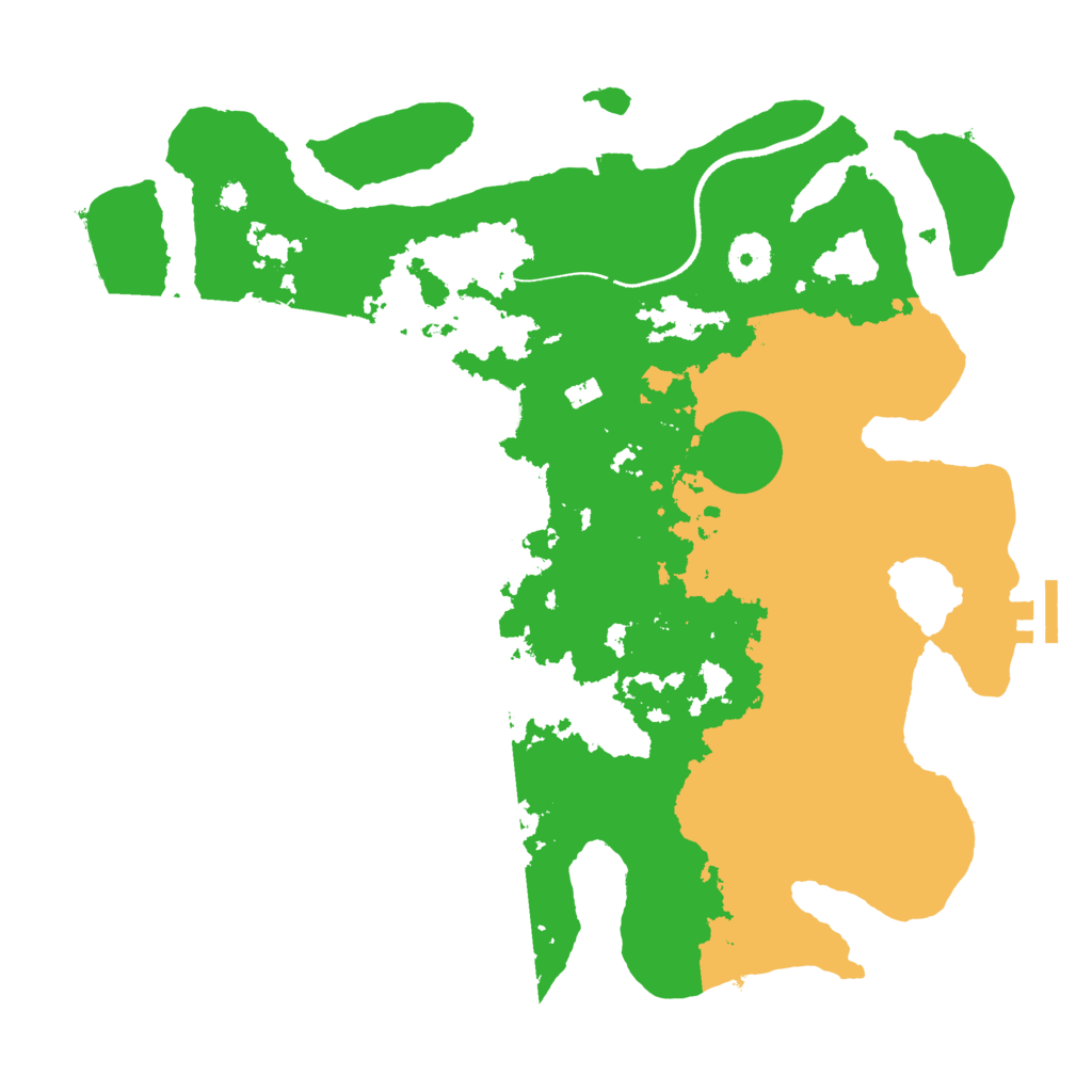 Biome Rust Map: Procedural Map, Size: 3500, Seed: 626716129