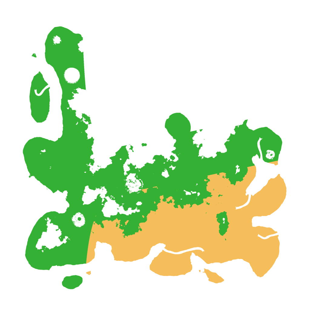 Biome Rust Map: Procedural Map, Size: 3500, Seed: 58892902