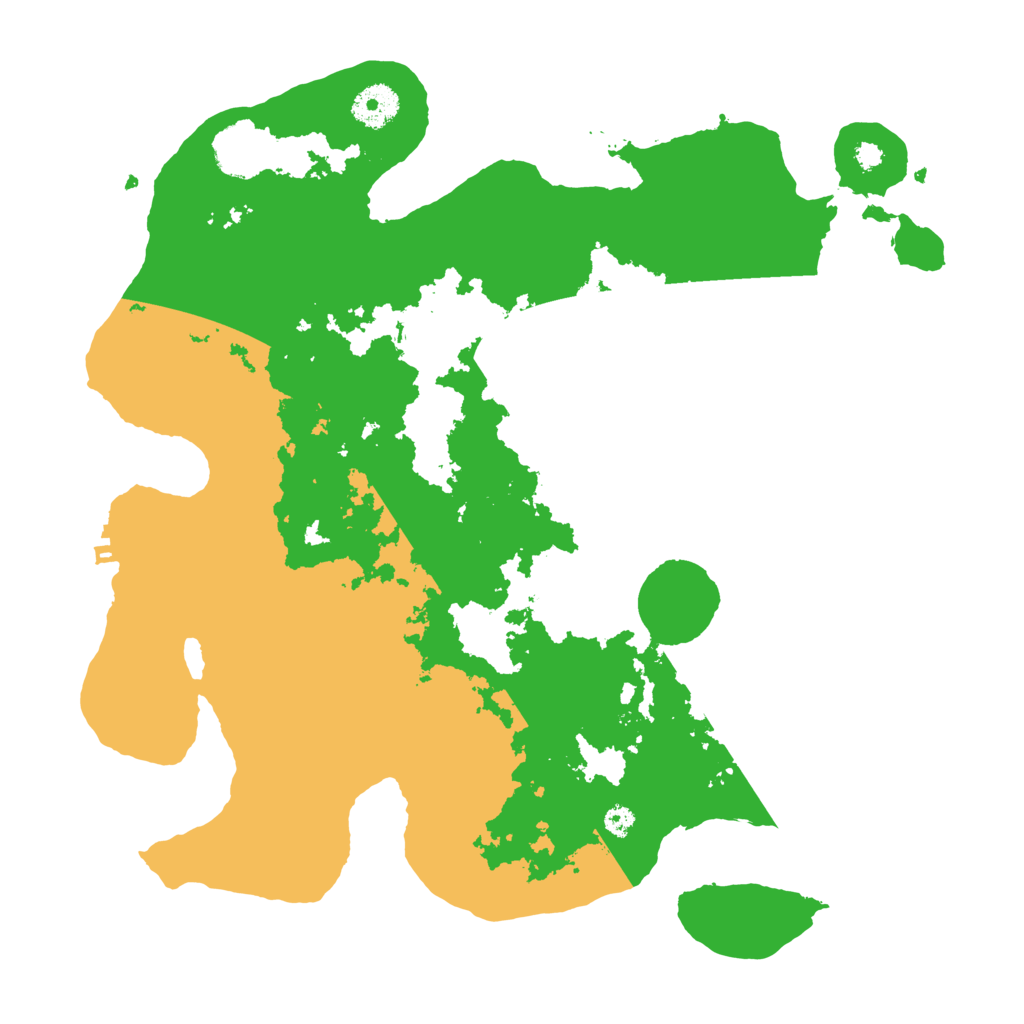 Biome Rust Map: Procedural Map, Size: 3500, Seed: 64658755