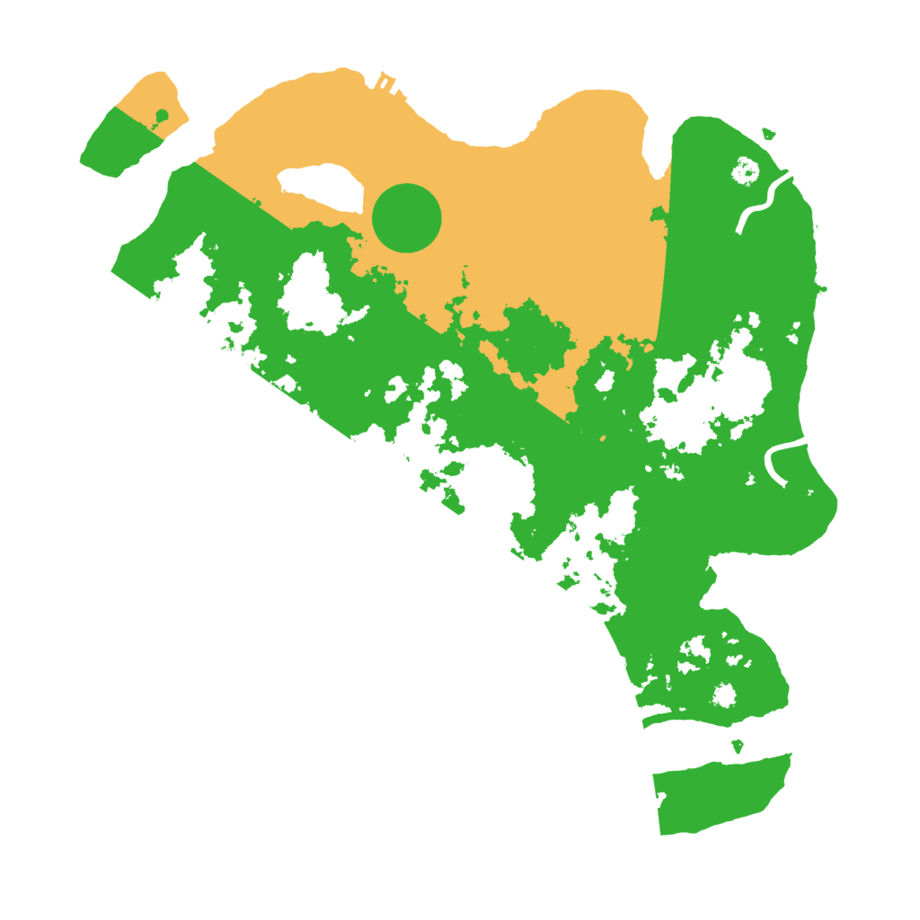 Biome Rust Map: Procedural Map, Size: 3500, Seed: 2635267