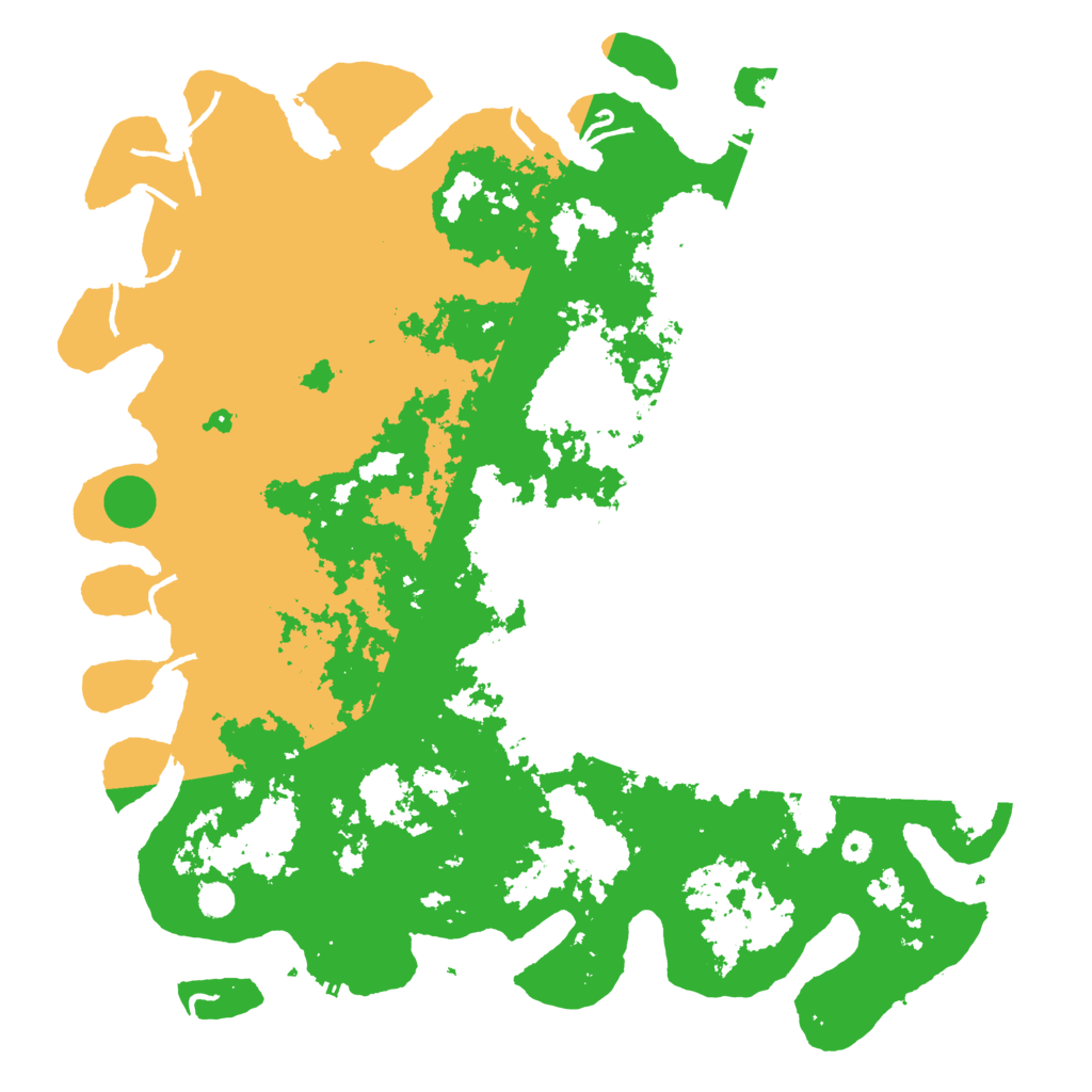 Biome Rust Map: Procedural Map, Size: 5500, Seed: 345627