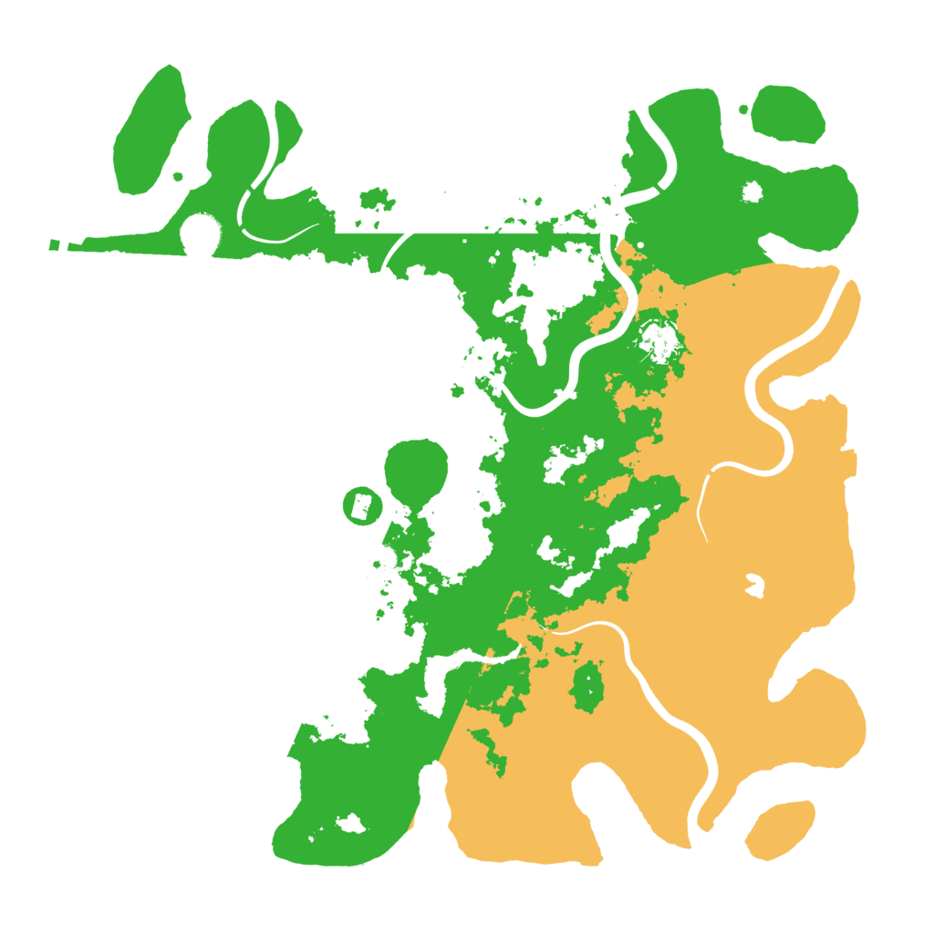 Biome Rust Map: Procedural Map, Size: 4000, Seed: 7110