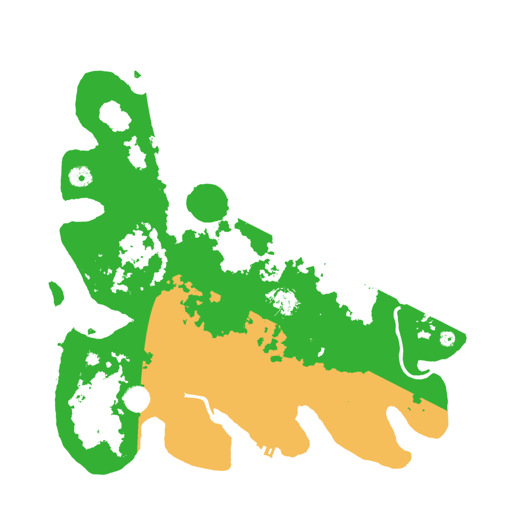 Biome Rust Map: Procedural Map, Size: 3500, Seed: 38114157